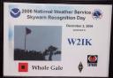 Skywarn Recognition Cert from 2006