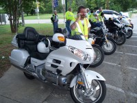 D2 Rest Stop 7 - Motorcycle Marshals taking break