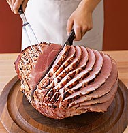 Carved Ham
